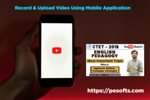 Record and Upload Video using Mobile Application